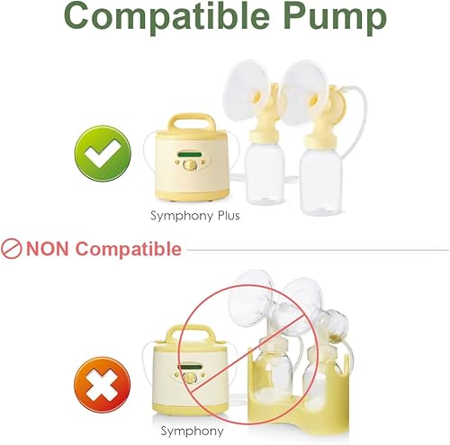 Miniatura 2 de Maymom Tubos compatibles con Medela Symphony PersonalFit Plus Juego de bomba doble, no original Medela piezas de bomba de repuesto