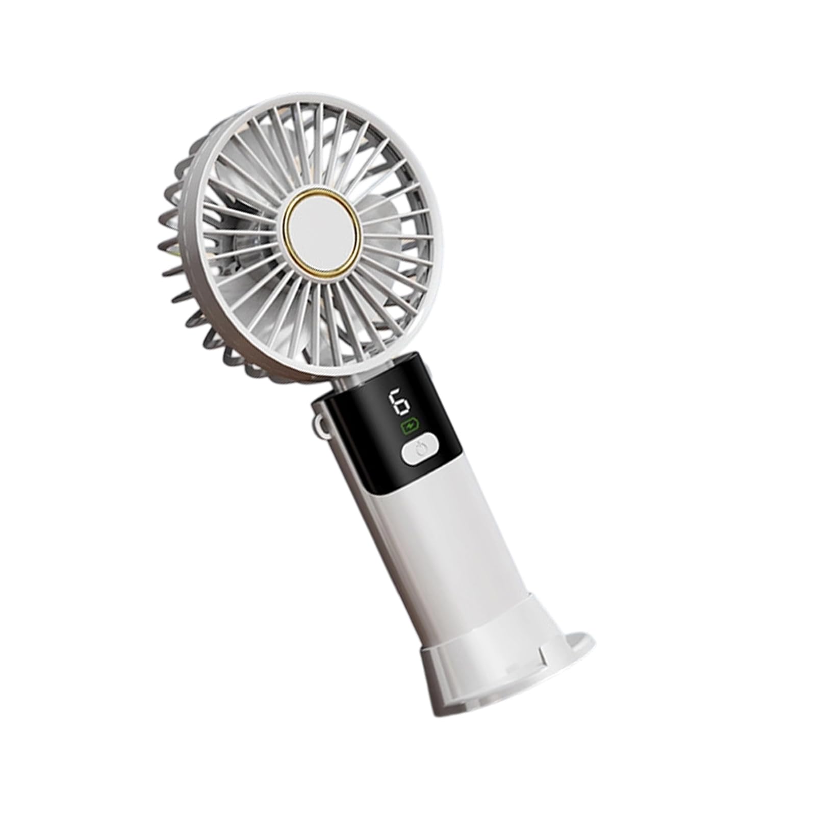 Tsynapter Quiet Handheld Fan 5 Speed Small Cooling Desk Fan USB Rechargeable Table for Indoor Travel Adjustable Speed Small