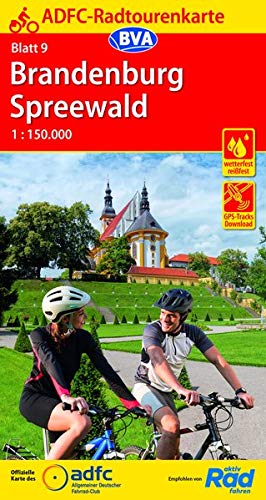 Brandenburg / Spreewald cycling map (9) (Radtourenkarte)