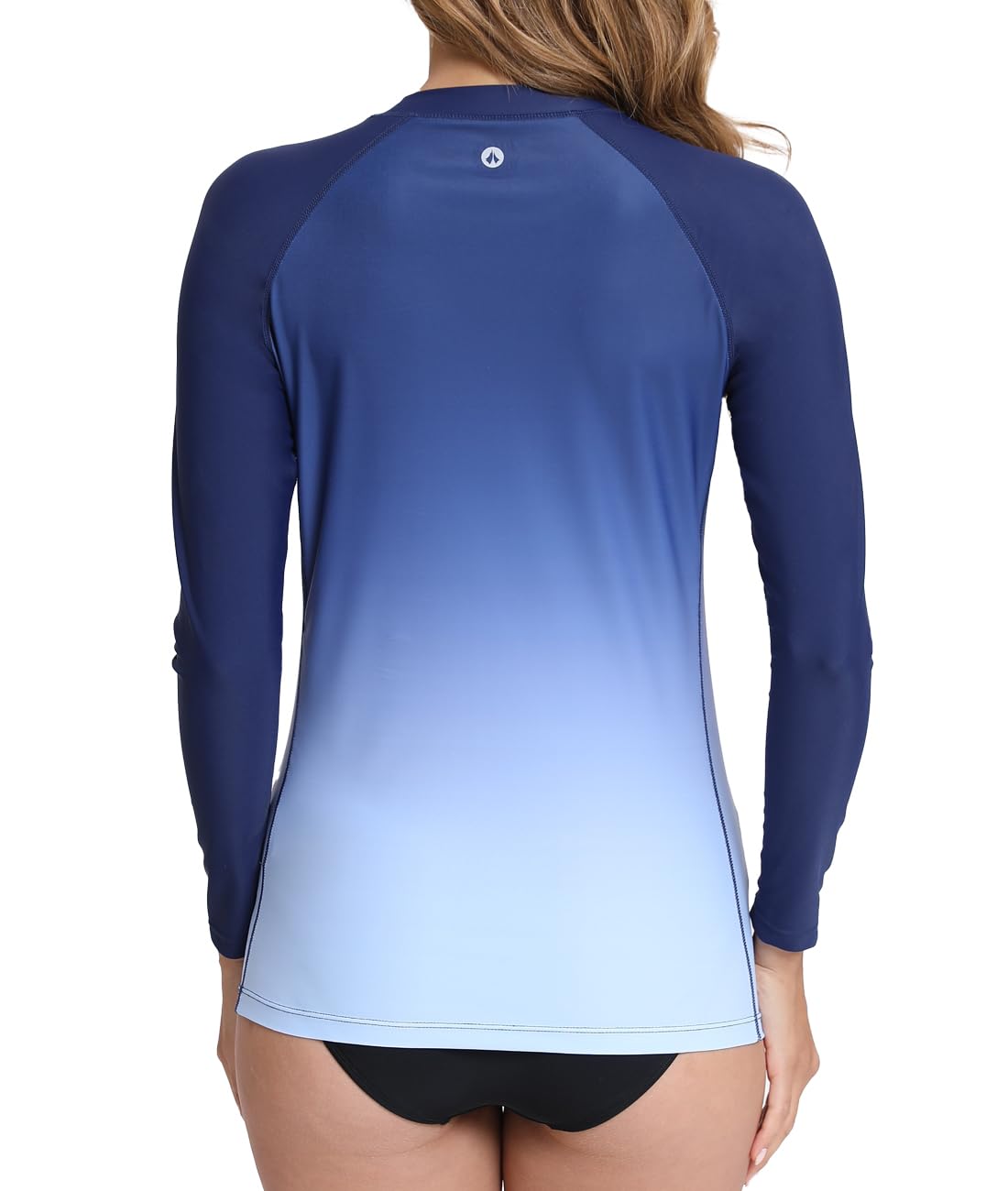 Eteoepo Womens Gradient Rashguard UPF 50+ Rash Guard Swim Shirts Surfing Top Long Sleeve