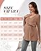 Ficerd Women's Maternity Shirts, Long Sleeve Pregnancy Tops Casual V Neck Brushed Ribbed Knit Tunic Blouses Pregnant Clothes(Khaki,X-Large)