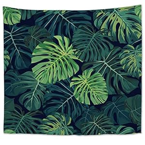 Wandtapijten Muur Opknoping Wandtapijten Decor Woonkamer Slaapkamer Voor thuis Inhouse Decor Groene plant Hoek van de…