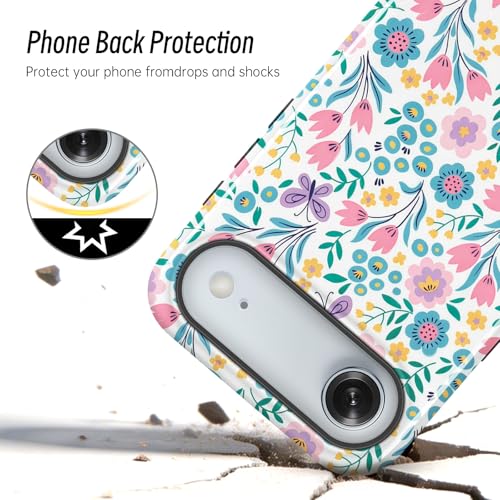 Turenature Compatible with iPhone 17 AIR Case Cute Floral Print-Style-11 - image 4