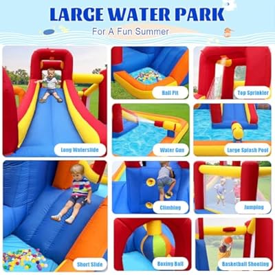 Aufblasbare Wasserrutsche: Müheloser Sommer-Spaß für Kinder – Bild 3