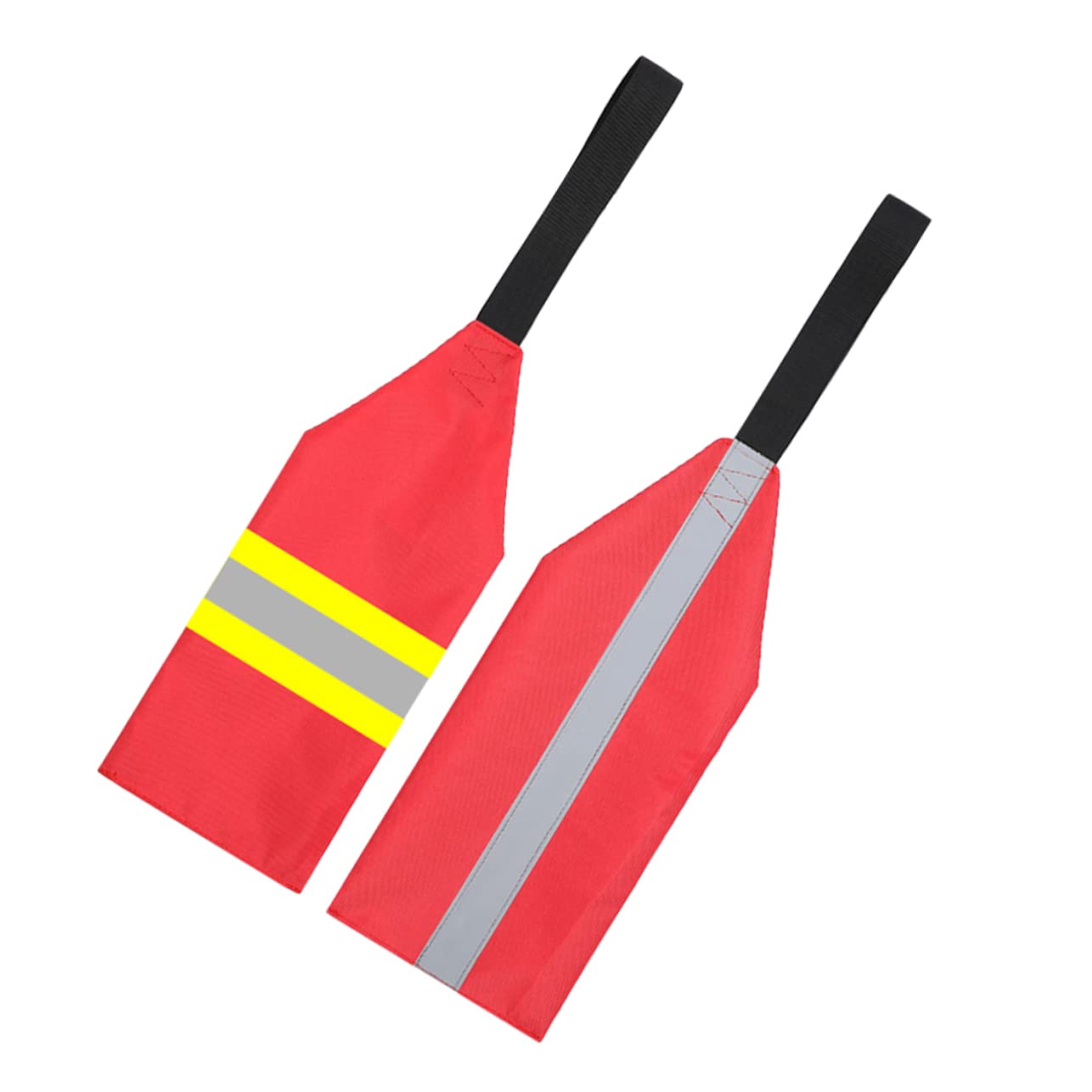 Abaodam Bandera De Seguridad para Kayak Accesorios para Enganche De Accesorios Bandera De Seguridad para Remolque Exterior s De para Kayak 2 Piezas x 4
