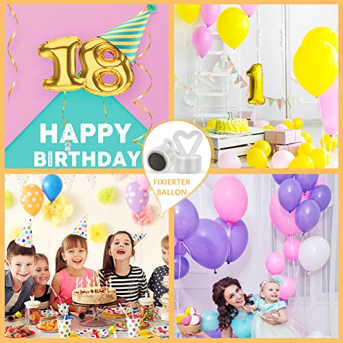 Lot de 12 poids magnétiques pour ballons à l'hélium pour ballons de mariage, d'anniversaire – vue 4
