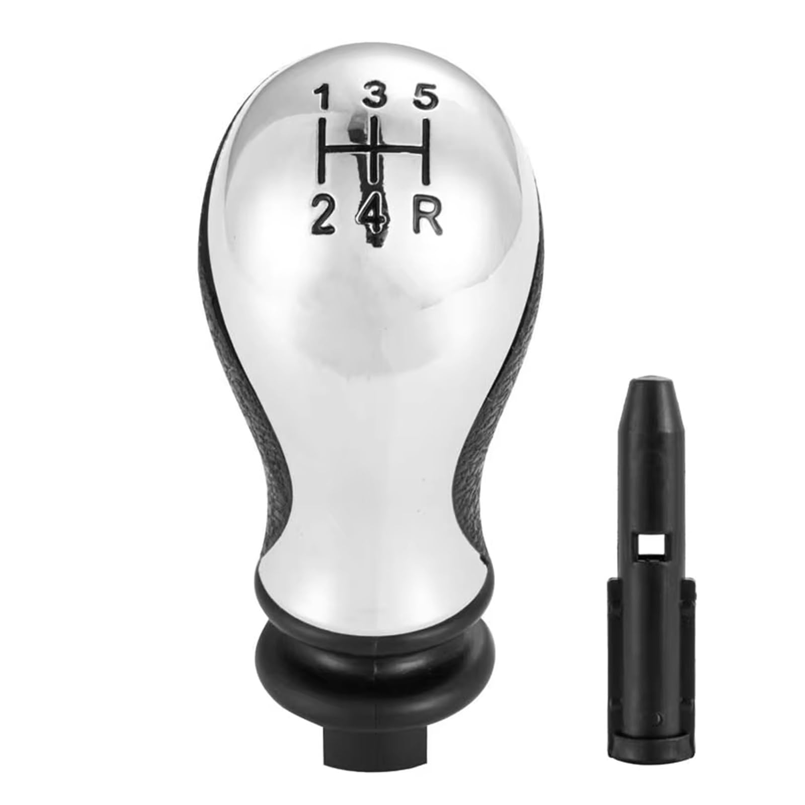 OUVECR Car Shift Gear Knob Handle for Citroen for C5 01-08 for Xsara for Picasso 99-08 5 Speed MT Gear Shift Knob Lever Handball Car Interior Gear Shift Cover