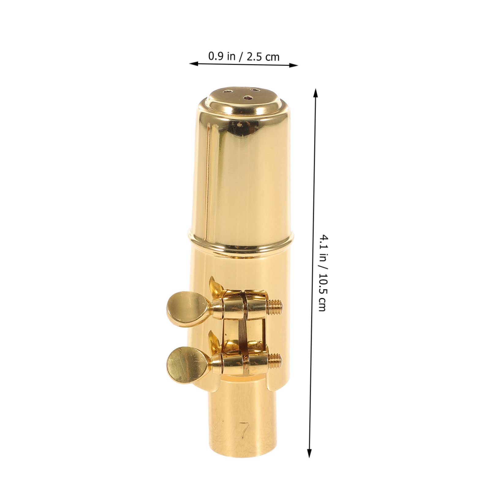 BESTonZON Saksofonowy Altowy Cap Instrument Muzyczny Dostaw Sax Metalowy Sax Instrument Dostarcza Akcesoria Do Saksofonu Altowego Zestaw