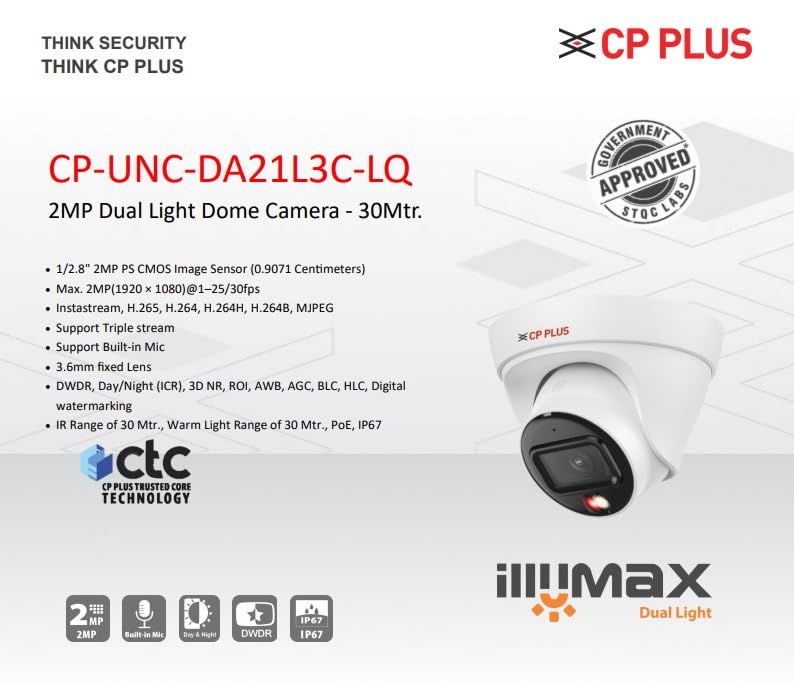 Image of CP Plus 8 CH NVR with 2MP IP Wired Colour Vision in Night with Audio(Built in Mice) 8 CCTV Camera Set with (8 CH NVR,Outdoor bullete-4Nos,Indoor Dome-4Nos(Without Hard Drive)
