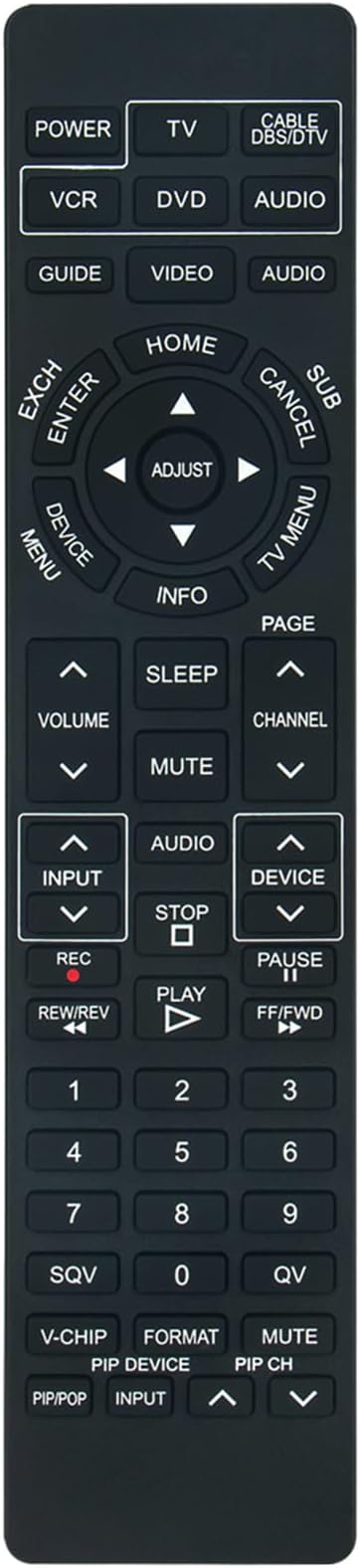 290P116B10 290P122020 Replace Remote Commander Compatible with Mitsubishi TV WD-62327 WT-42313 WD-52527 WS-55315 WS-65315 WT-42315 WS-55313 WD-62627 WD-62527 WD-52327 WD-52627 WS-48313 WS-65315A