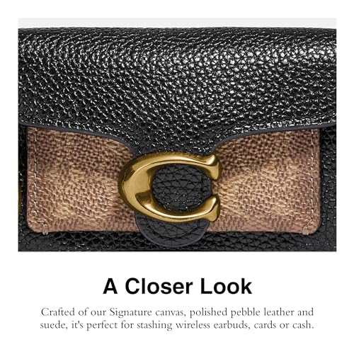 Image of COACH Coach Tasche 31546 B4NQ4 Coin Pouch, 19 cm, Black, One Size
