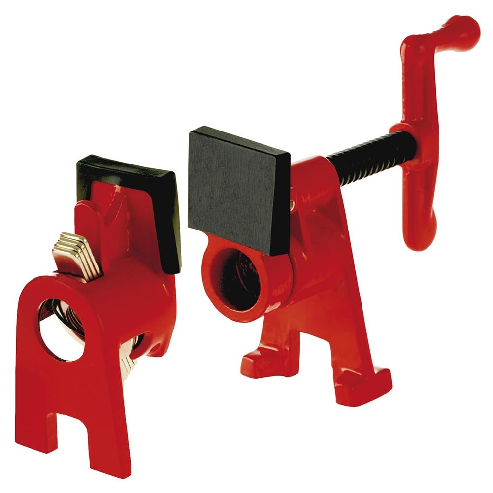 Aundhegrtt As Shown Wood Clamps H Style Pipe Clamps Incredibly Versatile Indespensable Workshop Clamp For Woodworking, Carpentry, Home Improvement, And Diy Projects