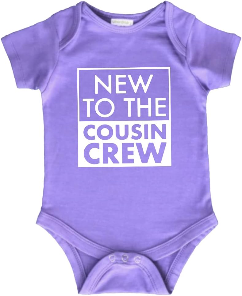 new to the Cousin Crew Newborn Outfit Shirts for Kids Best Cool Baby Announcement