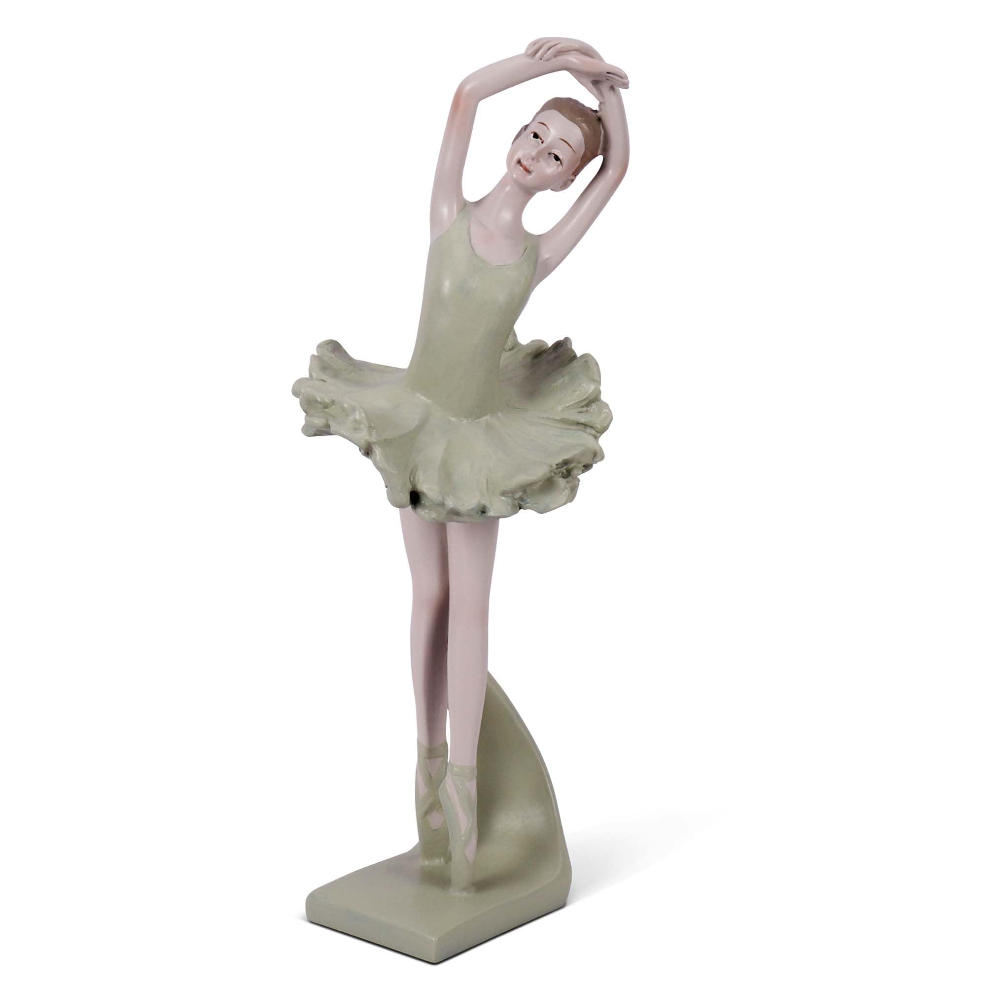 Goetland Ballerina Statue Ballet Girl Dancer Figurine Sculpture Shelf Home Decor Table Centerpieces Handmade Inspirational Gift for Girls Women Daughters