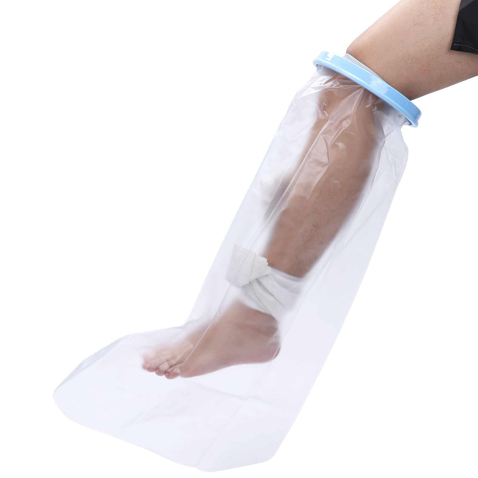 BOTEGRA Cast Cover, Non‑slip Hygienic Made PVC Light Shower Protector for People That Suffering From Rashes for Sensitive People