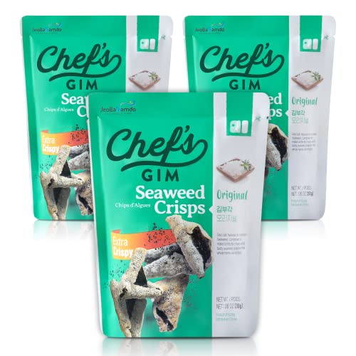 [ USDA Organic ] Spicy Seaweed Snacks [ 24 Packs ] Vegan, Gluten Free