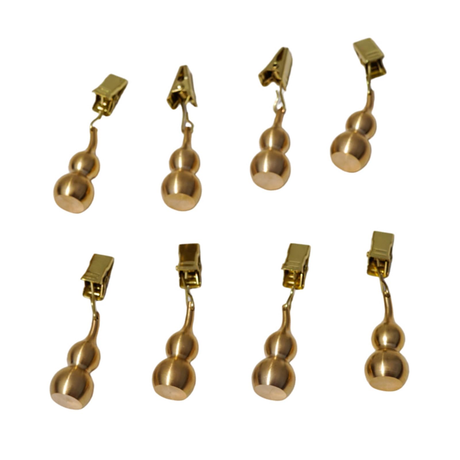 carotoe 8Pcs Sturdy Copper Tablecloth Clip Designed for Stability and Aesthetic Appeal Metal Tablecloth Weights