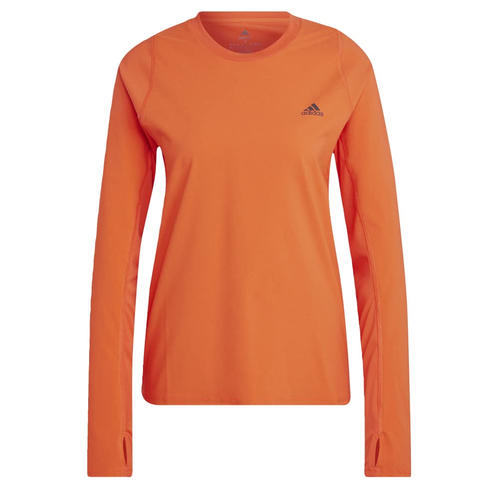 Fast  Hybrid  Running Long Sleeve Tee Women's, Orange, Size S