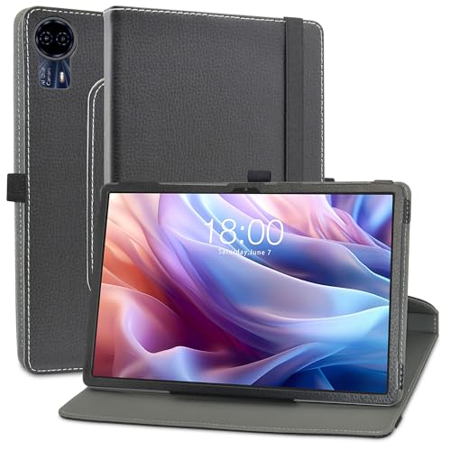 MAMA MOUTH Funda para TECLAST T65 MAX,Cuero Sintético Rotación de 360 Grados de Función de...
