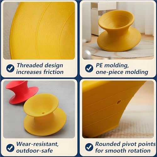 Gyro Swivel Chair, 360° Rotating Spinning Chair, Indoor Outdoor Sensory Equipment