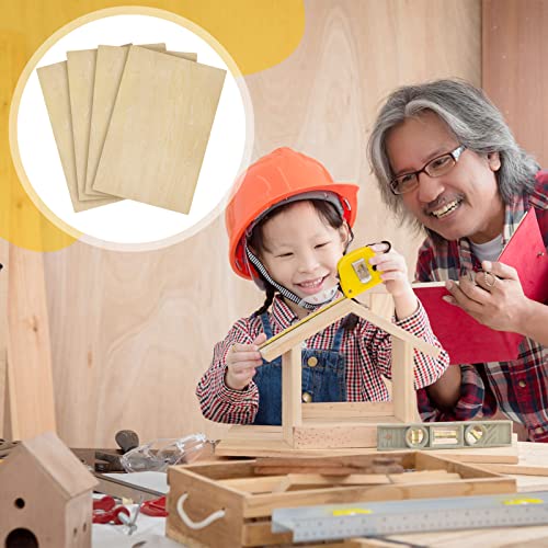 Juexica 12 Pcs Basswood Sheets 3mm 1/8" x 12" x 18" Plywood Board Craft Wood Thin Sheets for DIY Arts Crafts Woodworking Scroll Sawing Projects Painting Drawing Laser Cutting Projects - Image 7