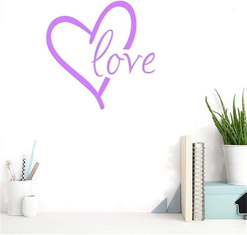 Vista 58 de BIBITIME Vinilo adhesivo de pared de 16.93 x 16.93 pulgadas, diseño de corazón amarillo para habitación de niños, bebés, bebés, bebés, bebés, bebés