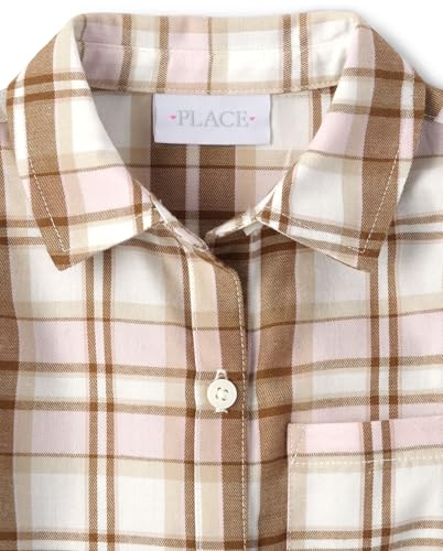 Image of The Children's Place Girls' Long Sleeve Button Down Shirt