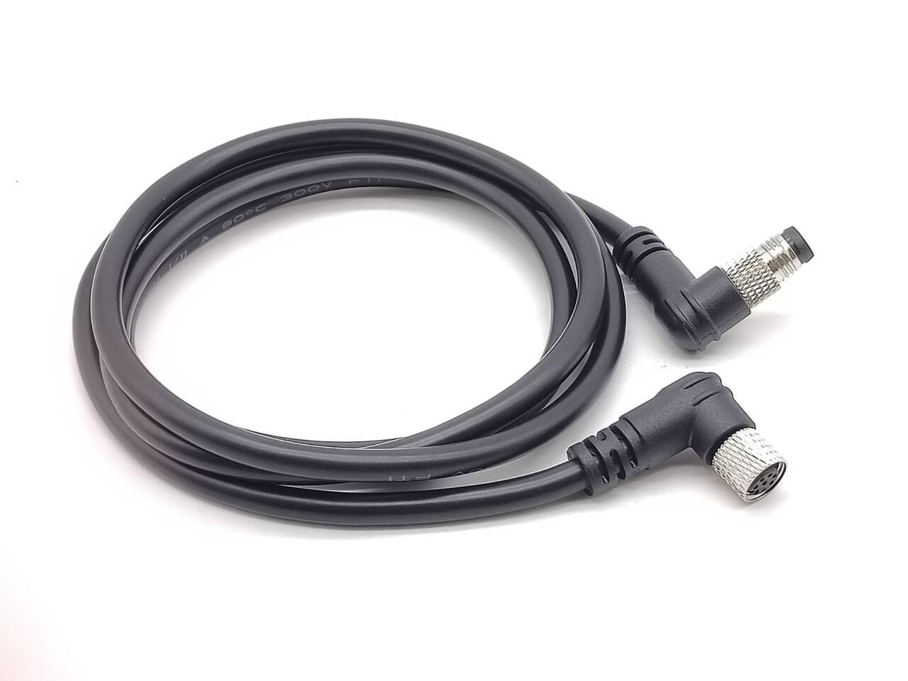 M(ෆ¯꒳¯ෆ)様 M8 8 Pin Connector Cable Male to Female Right Angle A Code Cordset