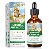 Antibiotics for Cats, Natural Antibiotics for Cats, Cat Multivitamin for Pets, Cat Antibiotics Helps Support a Healthy Immune System, 2 Fl Oz
