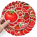 Tomato Stickers |50Pcs Tomato Waterproof Vinyl Decals for Water Bottles Laptop Refrigerator Luggage Computer Mobile Phone Skateboard Décor