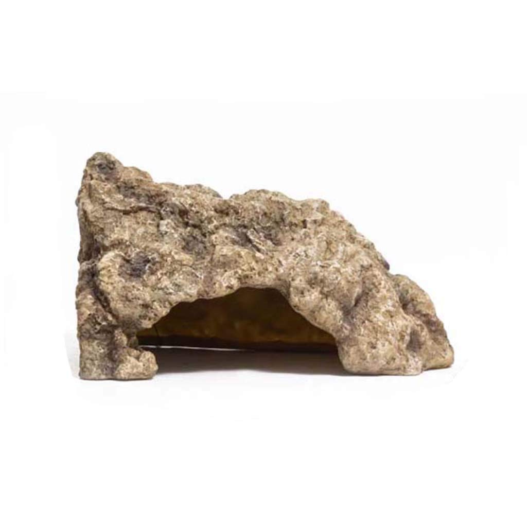 Agujero Escondite De Reptiles, Caja De Cueva De Reptiles-Hábitat Decoración De Esquina Escondites De Tortugas Lagarto Serpiente Accesorios De Caja De Reptiles Adornos (21,5 * 15 * 12 Cm)