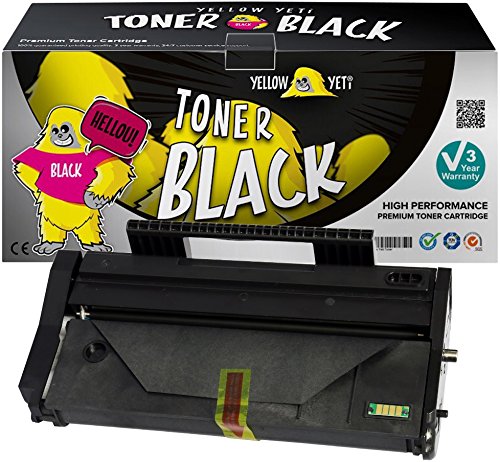 Yellow Yeti 407166 (1200 pagine) Toner compatibile per Ricoh SP100 SP112 SP100e SP100SF SP100SFe SP100SU SP100SUe SP110 SP112e SP112SF SP112SFe SP112SU SP112SUe