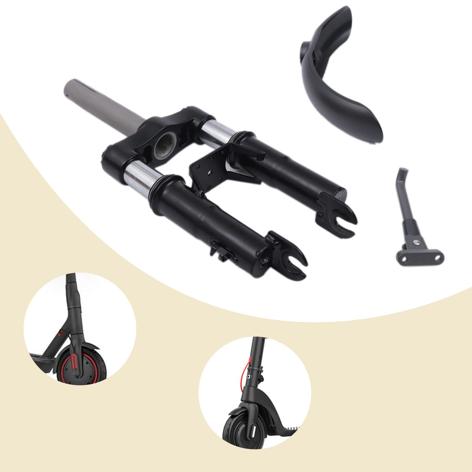 Fourche avant pour scooter électrique M365 et Pro, Pro2, Fourche à suspension en métal pour scooter électrique Suspension avant Accessoires de modification et réparation