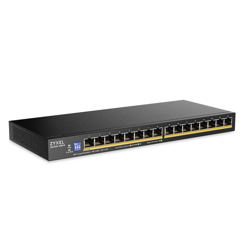 Zyxel 16-Port PoE Switch