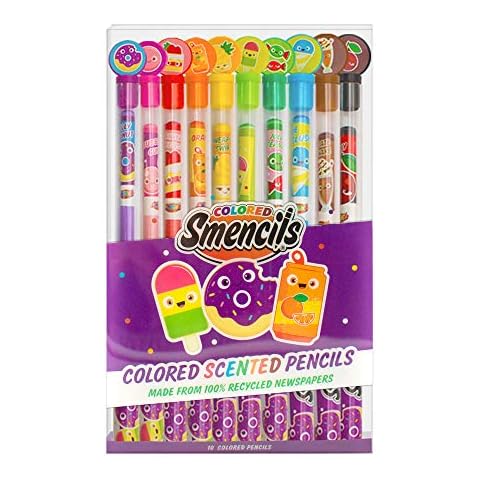 Scentco Colouring Smencils - Gourmet Scented Colour Pencils, Pack of 10 Cover