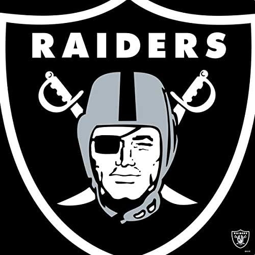 Skinit Decal Gaming Skin Compatible with PS4 Pro Console and Controller Bundle - Officially Licensed NFL Las Vegas Raiders Large Logo Design