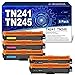 Produktbild 5er-Pack TN241 TN245 Ersatz für Toner Brother TN-241 TN-245 TN-242 TN-246, Kompatibel für Brother MFC-9332DCW DCP-9022CDW HL-3142CW MFC-9142CDN DCP-9017CDW MFC-9140CDN HL-3152CDW DCP-9020CDW
