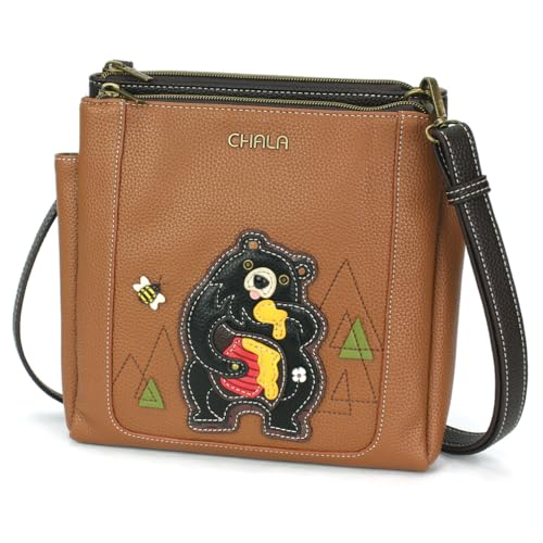 Image of CHALA Merry Messenger RFID Protected Women Faux Leather Shoulder Purse with Adjustable Crossbody Strap | RFID Protected