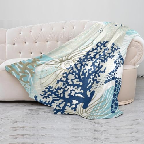 Couverture douce microfibre légère canapé lit sofa voyage - 5