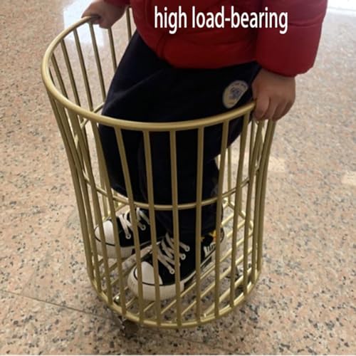 Support de salle de bain blanc avec panier en métal robuste