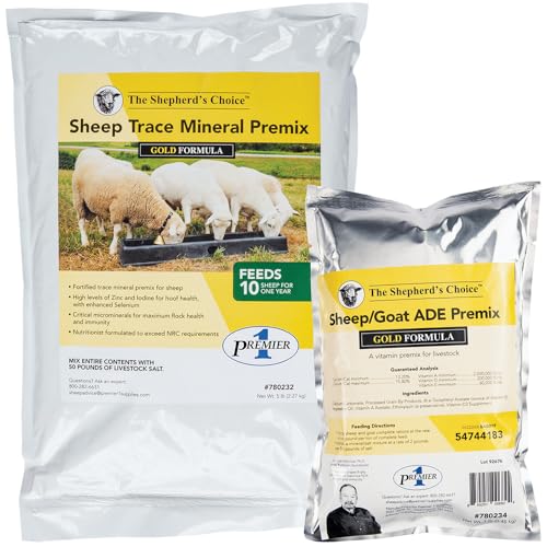 Premier 1 Shepherd’s Choice® Sheep Trace Mineral Premix with A/D/E Vitamin Pack