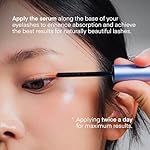 Advanced Eyelash Serum for Thicker, Longer Eyelashes and Eyebrows - Grow Luscious Lashes with Brow Enhancer (3mL) - Image 4