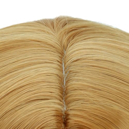 Image of PATTNIUM Kids Strawberry Blonde Wig Long Blonde Wavy Curly Wig for Girls Middle Part Wigs Synthetic Costume Halloween Cosplay Wigs