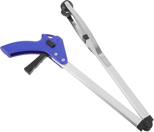 ORFOFE Agarradores plegables para ancianos, herramienta de agarre plegable, herramienta de agarre plegable, pinzas para chimenea, pinzas para