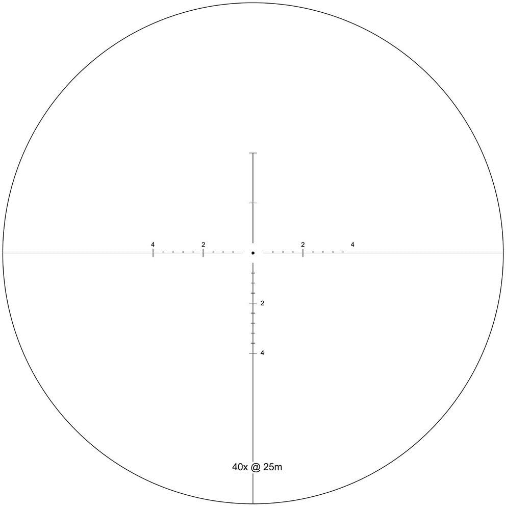 COM-25M Reticle Diagram