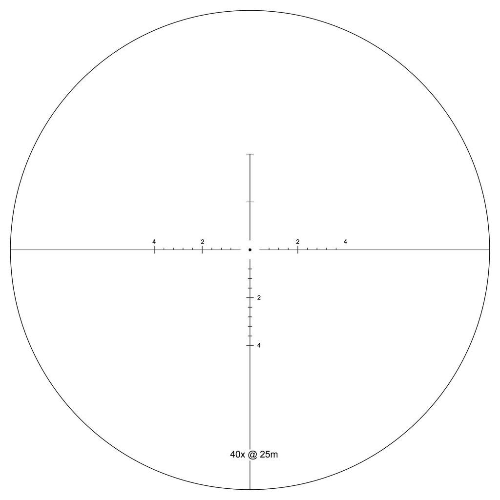 Vector Optics Sentinel-X 10-40x50 SFP Riflescope avec Reticle Étincelant COM-25M, Tube 30mm, Adjustement 1/8 MOA par Clic, Système de Verrouillage des Manivelles