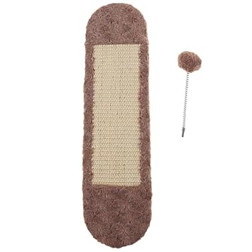 Droppedo Imported Pet Cat Kitten Scratcher Board Post Pet Climbing Toy Accessory Khaki (64018029DI)