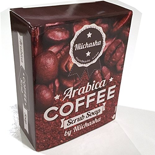 Nuchasha Arabica Coffee Scrub Soap Bar of 80g