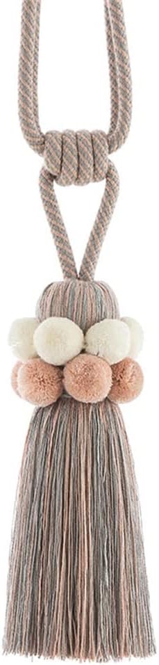 FMURY French Romantic Curtain Yarn Hanging Ball Strap Wall Hook Rope Tassel Tassels(E)