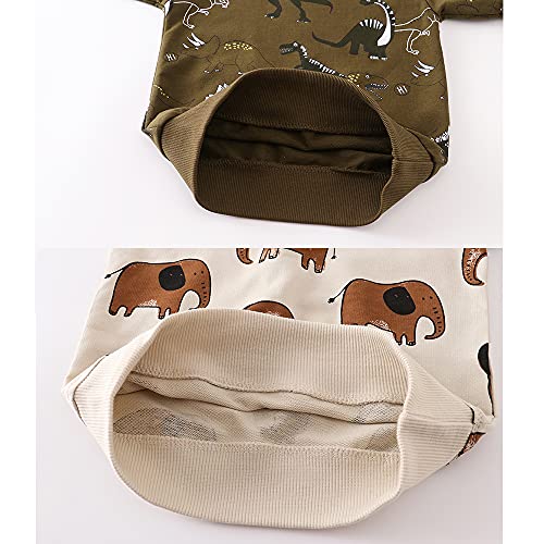 Image of Toddler Boys Crewneck Sweatshirt, Cotton Long-Sleeve Pullover Cartoon Print